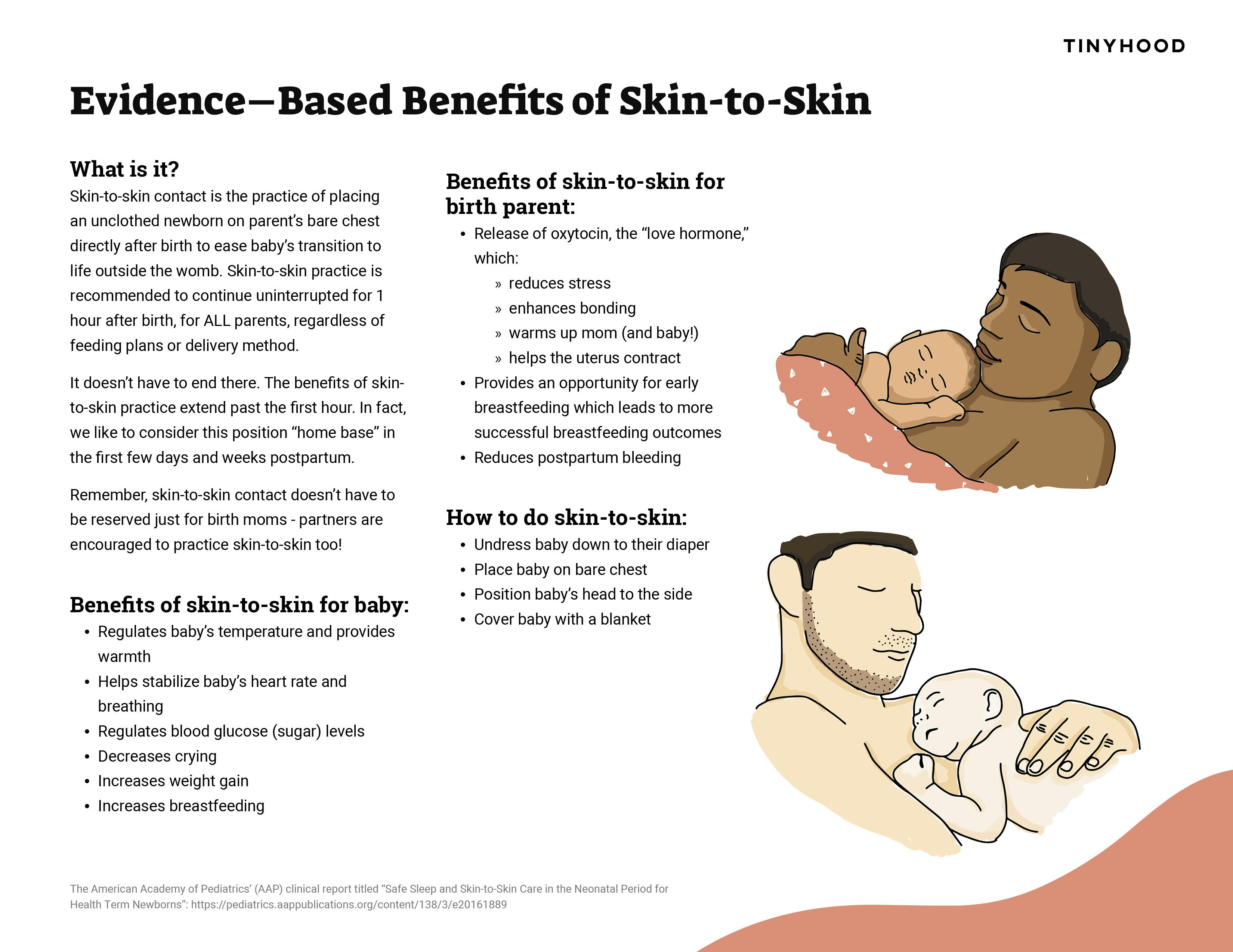 Preview image of Handout: Evidence-Based Benefits of Skin-to-Skin