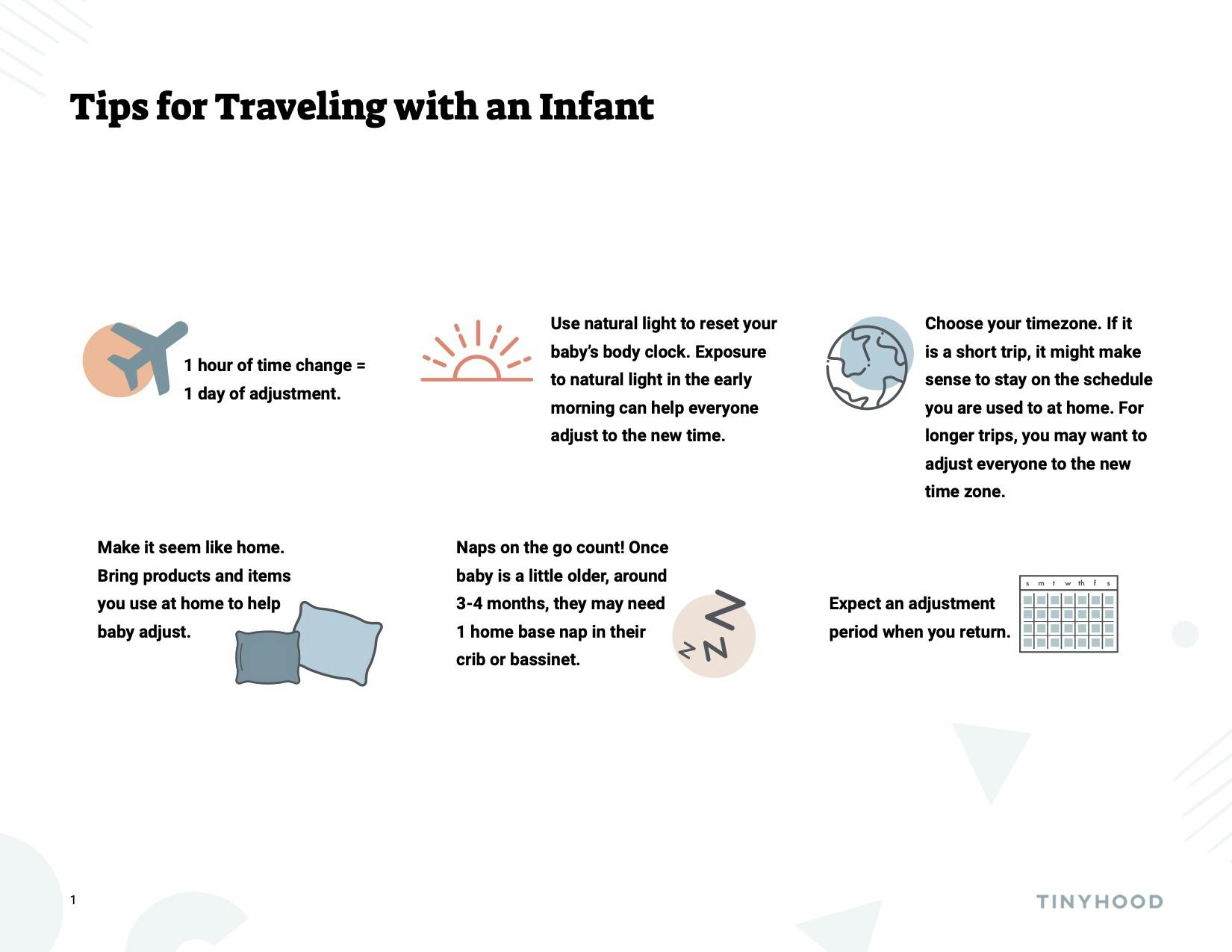 Preview image of Handout: Tips for Traveling with an Infant