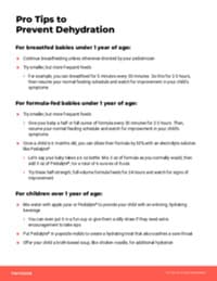 Preview image of Handout: Pro Tips for Preventing Dehydration