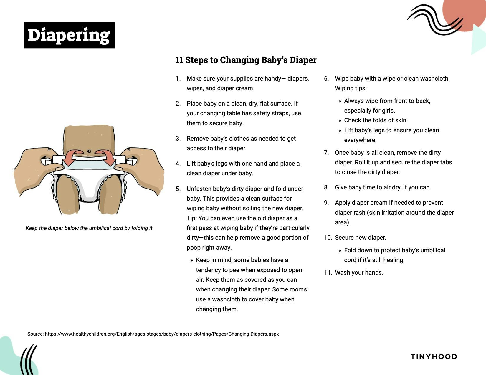 Preview image of Handout: Diapering