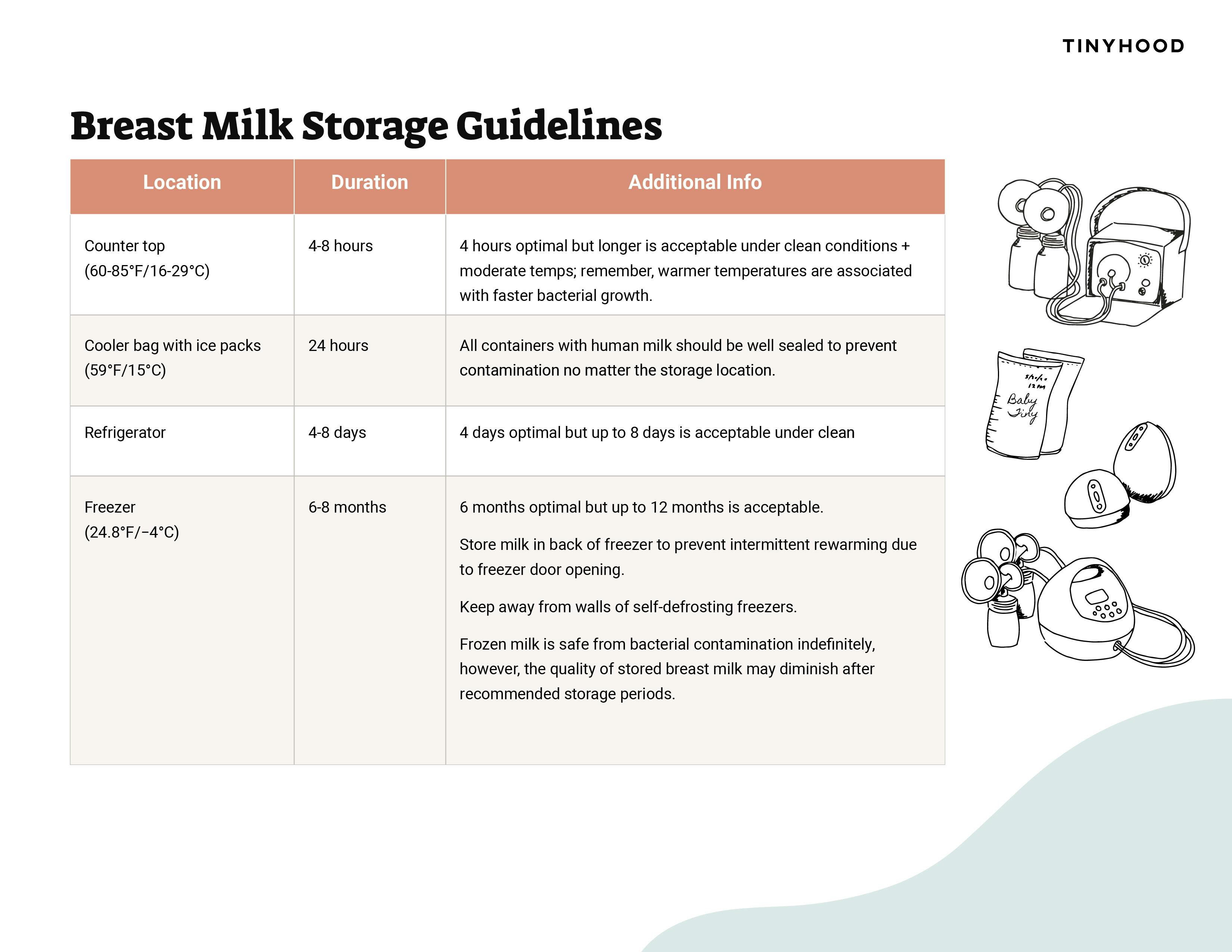 Preview image of Handout: Breast Milk Storage Guidelines