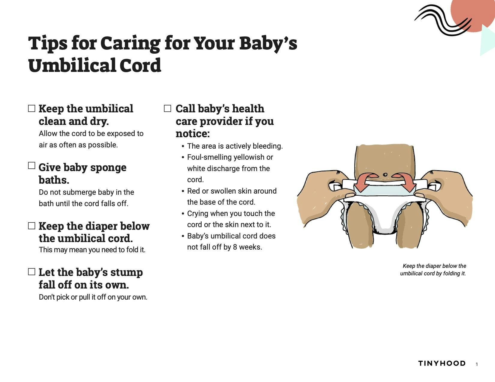 Preview image of Handout: Umbilical Cord Care